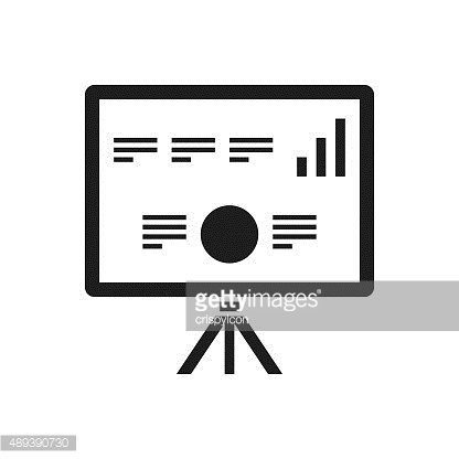 416x416 Projection Screen Icon On A White Single Series Premium Clipart