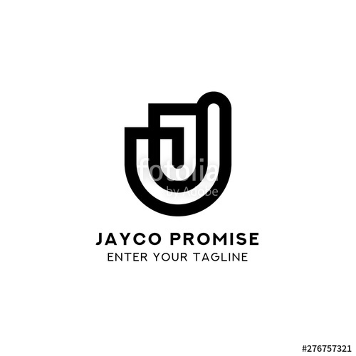 500x500 Logo Letter J Promise, Concept Logo Letter J + Promise Icon