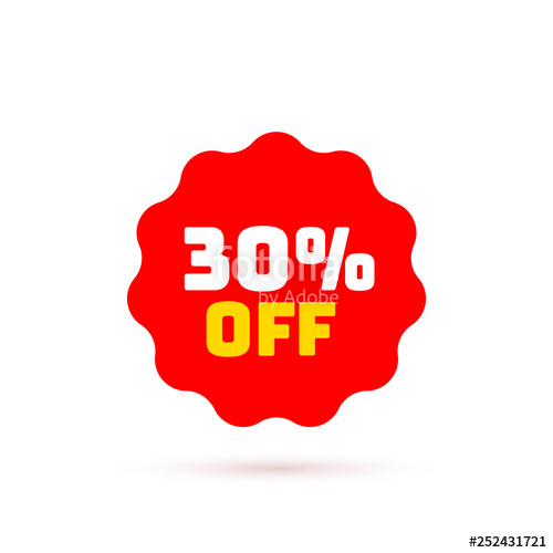 500x500 Tag With Discount Offer Low Cost Icon Promo Icon In Flat Style