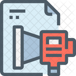 256x256 Promote Icon Of Colored Outline Style