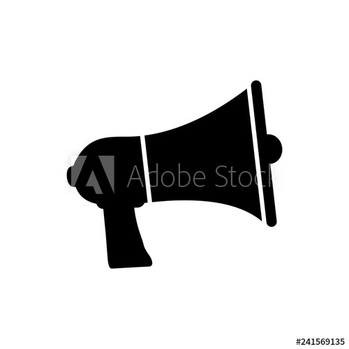 500x500 Megaphone, Promote Icon Symbol Vector
