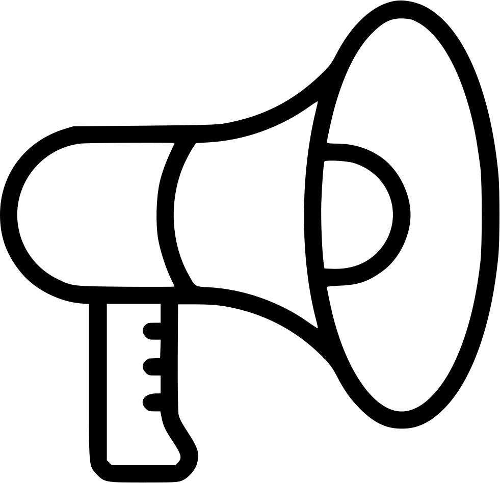 981x948 Megaphone Speaker Talk Advertise Loud Promote Png Icon Free