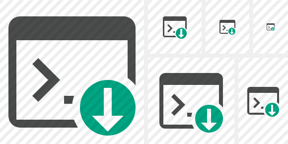 580x290 Command Prompt Download Icon Symbol Color Professional Stock