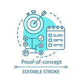 160x160 Proof Of Concept Concept Icon Stock Image And Royalty Free Vector