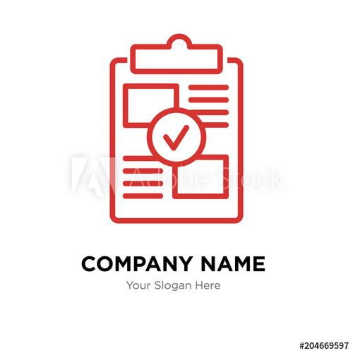 500x500 Proof Of Concept Company Logo Design Template, Colorful Vector