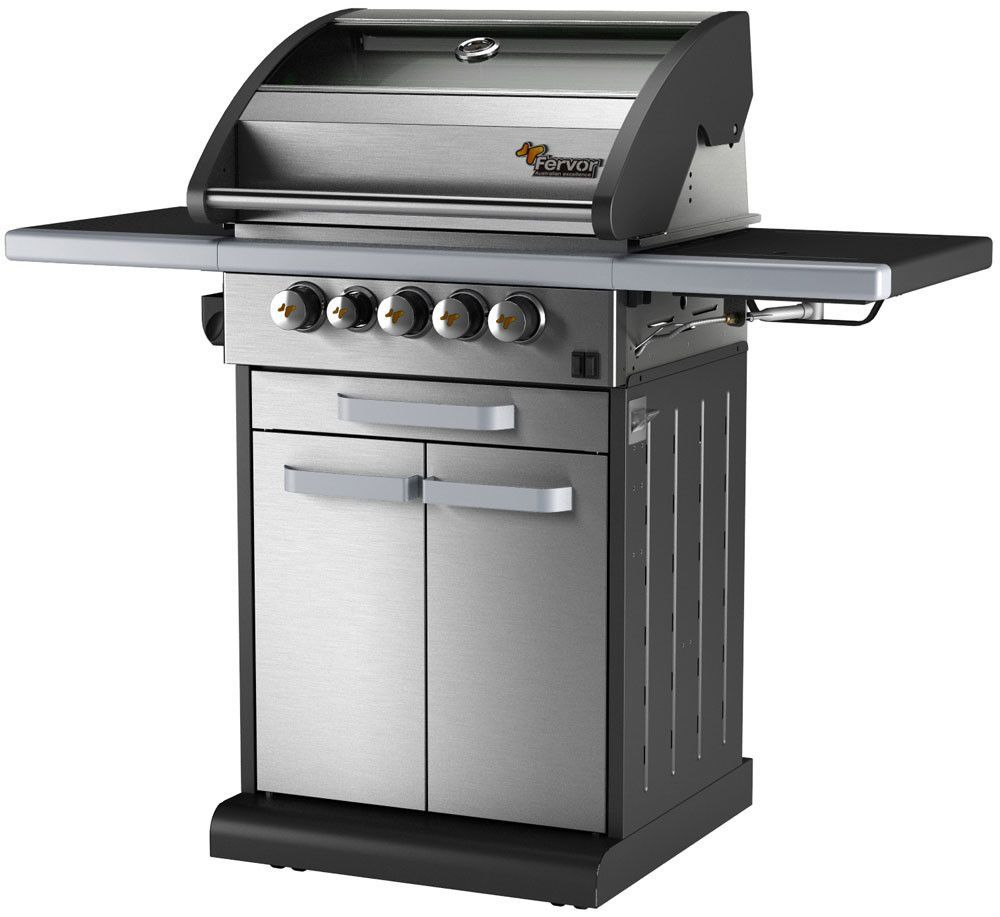 1000x917 Icon Burner Liquid Propane Gas Grill With Cabinet, Window