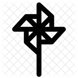 256x256 Propeller Icon Of Line Style