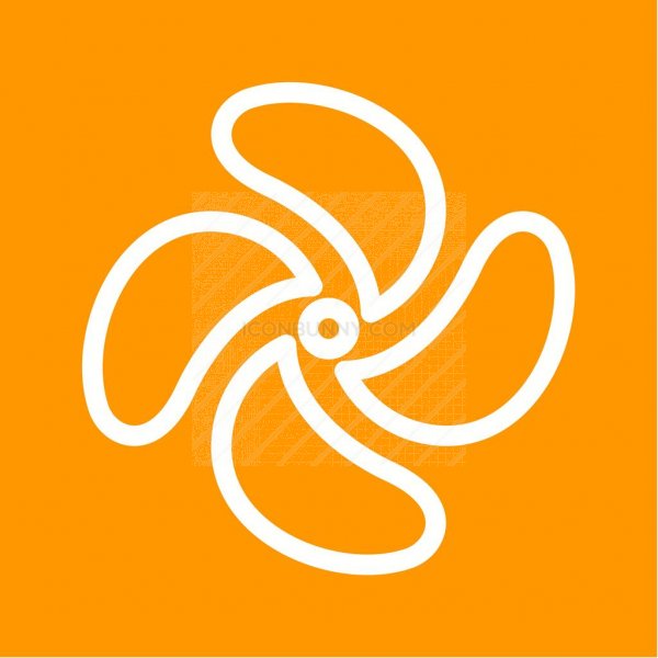 600x600 Propeller Line Multicolor Bg Icon