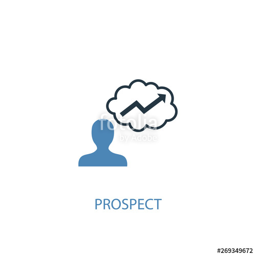 500x500 Prospect Concept Colored Icon Simple Blue Element Illustration