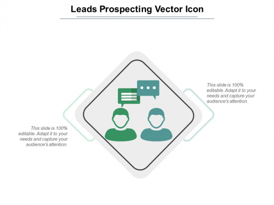560x420 Leads Prospecting Vector Icon Ppt Powerpoint Presentation