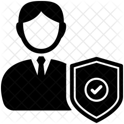 256x256 Personal Protection Icon Of Glyph Style