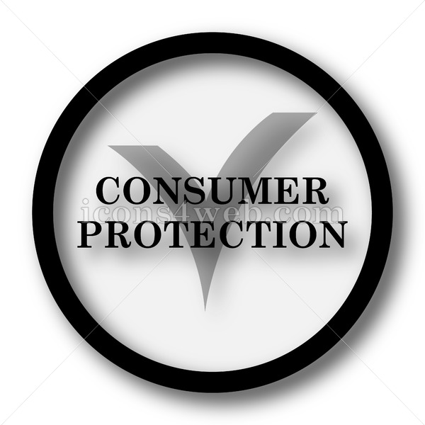 600x600 Consumer Protection Simple Icon Consumer Protection Simple Button