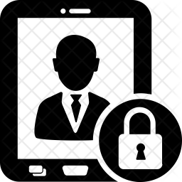 256x256 Data Protection Icon Of Glyph Style