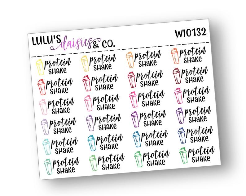 794x635 Protein Shake Words And Icons Words And Icon Stickers Etsy