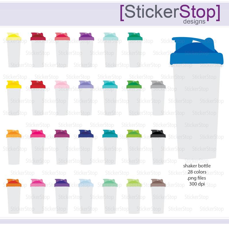 794x793 Shaker Bottle Protein Shake Smoothie Bottle Icon Digital Etsy