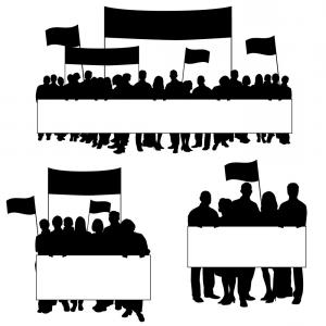 300x300 Protest Vector Icon Group Women Protesters Hoodamathrun