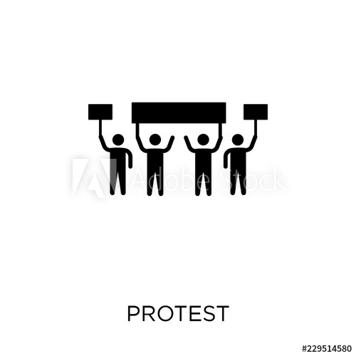 500x500 Protest Icon Protest Symbol Design From Political Collection