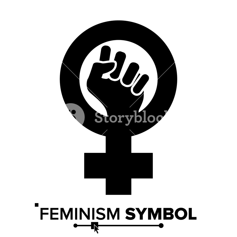 1000x1000 Feminism Protest Symbol Vector Feminism Woman Gender Power