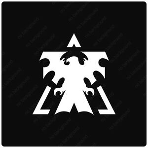 300x300 Terran Symbol Vinyl Decals Stickers, Starcraft Zerg Protoss Legacy
