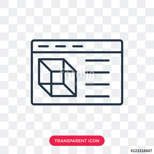 500x500 Prototype Vector Icon Isolated On Transparent Background