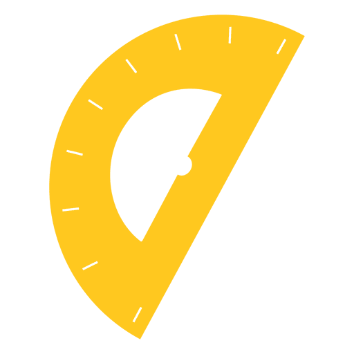 512x512 Yellow Protractor Icon