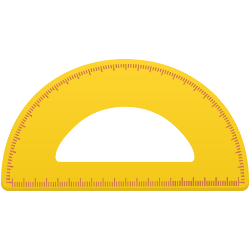 512x512 Yellow Protractor Icon Free Icons Download
