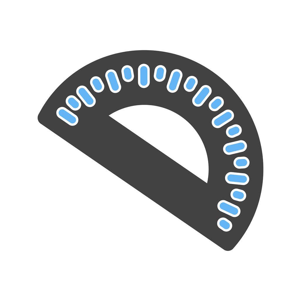 1024x1024 Protractor Blue Black Icon