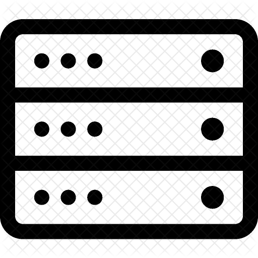 512x512 Server Icon Of Line Style