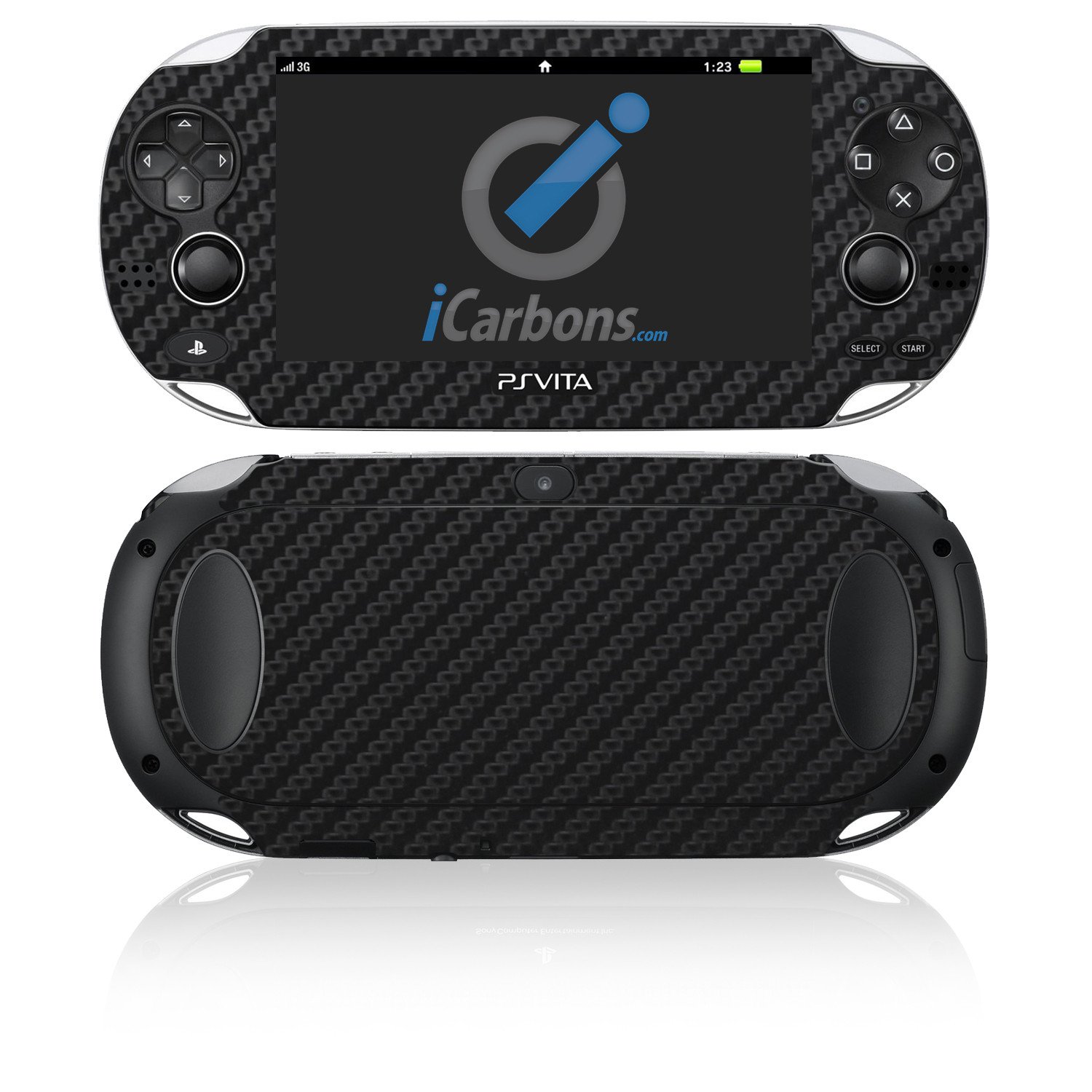 1500x1500 Make Your Ps Vita Unique In Black Carbon Fiber With A Premium