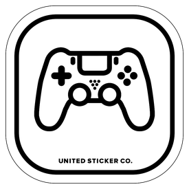 275x275 Controller Icon Decal United Sticker Co