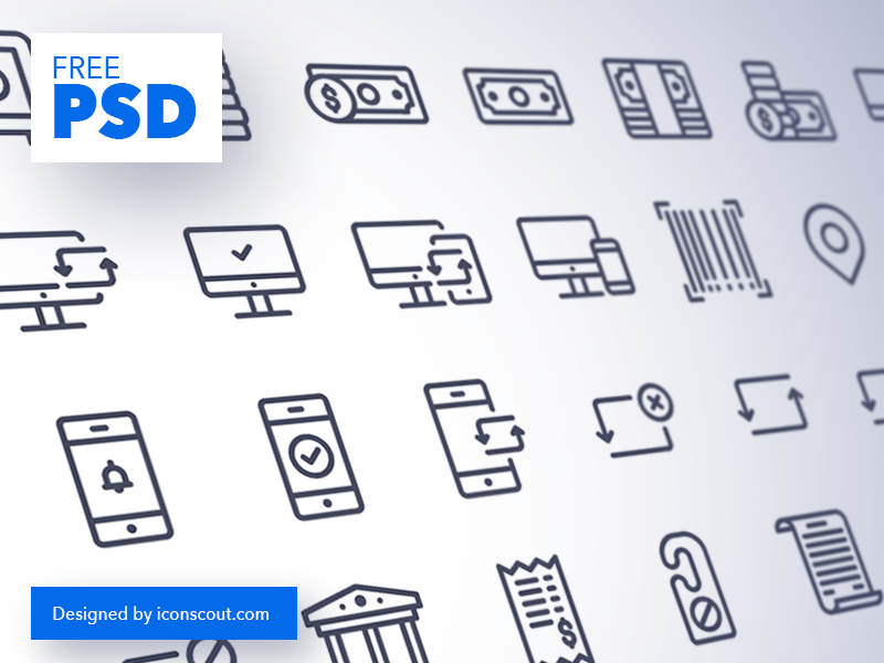 Free Icon Pack Mockup Design Resource 800x600 Free Icon Pack Mockup Design Resource