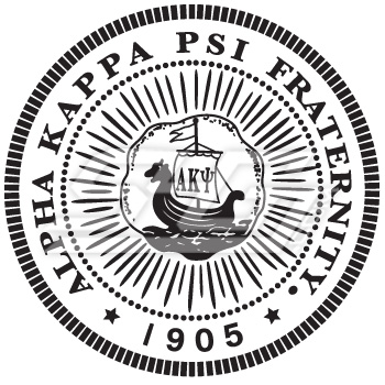 350x350 Alpha Kappa Psi Seal Icon