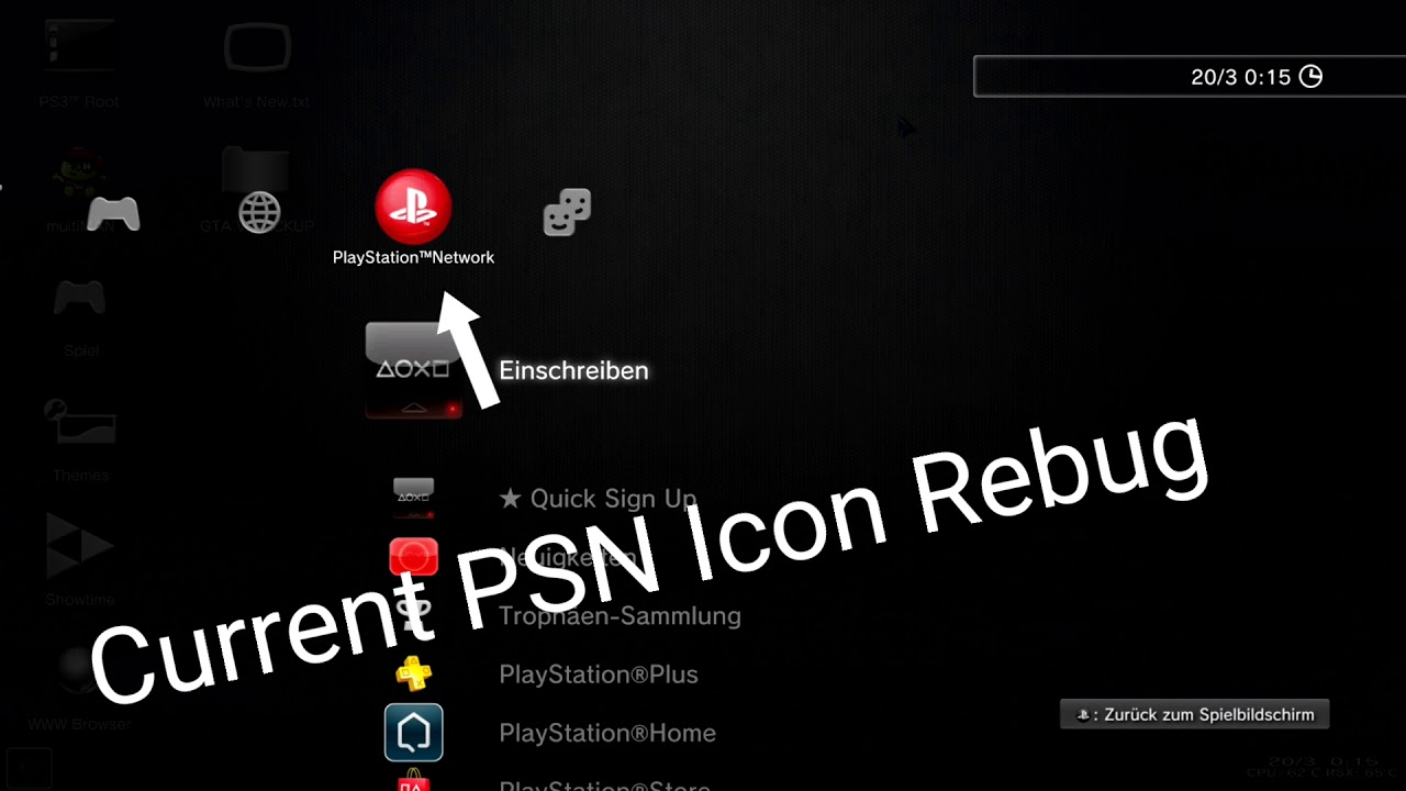 1280x720 Cfw Change Psn Icon