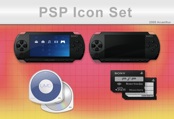 600x410 Psp Icon Pack