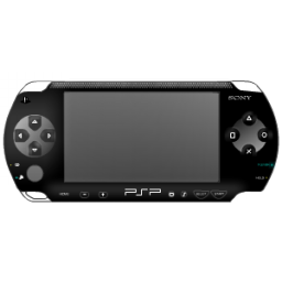 256x256 Psp Black Icon Console Iconset Sykonist