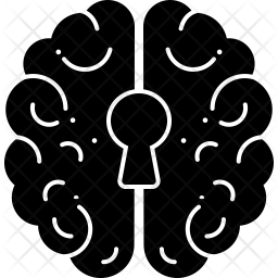 256x256 Psychiatry Icon Of Glyph Style