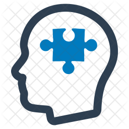 256x256 Psychology Icon Of Flat Style
