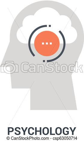 280x470 Abstract Vector Illustration Of Psychology Icon Concept