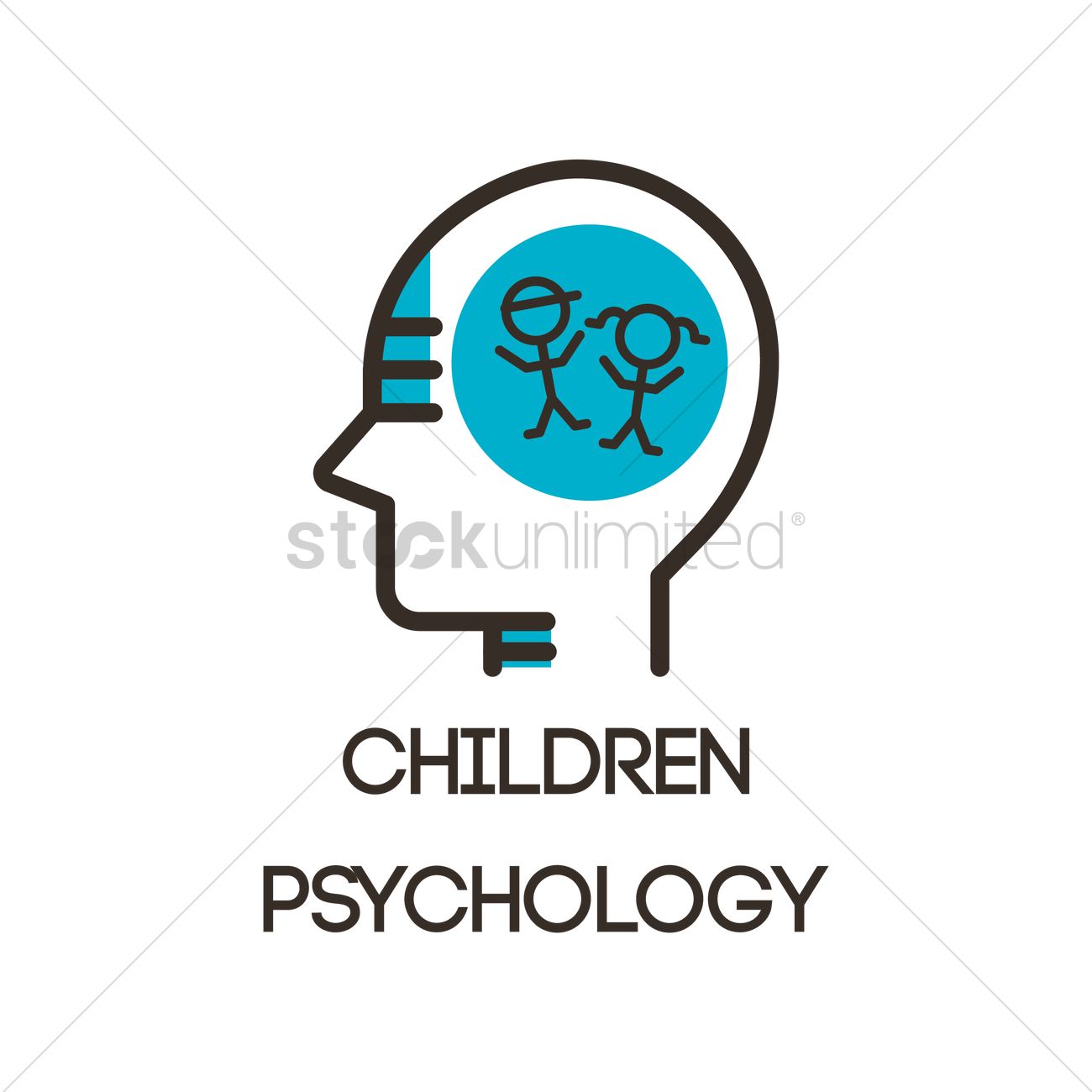 1300x1300 Children Psychology Icon Vector Image
