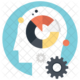 256x256 Cognitive Psychology Icon Of Flat Style