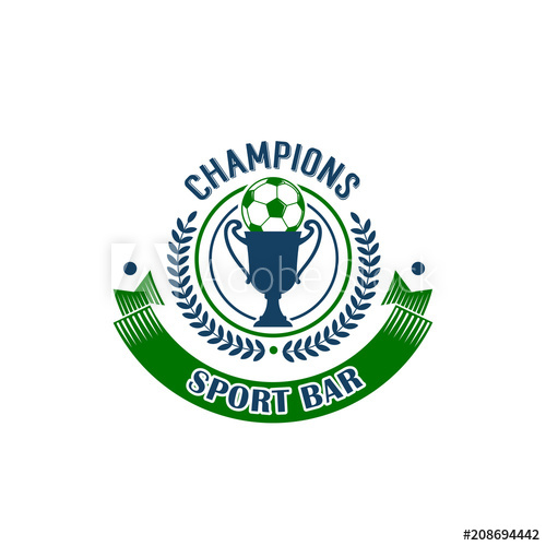 500x500 Vector Soccer Champion Sport Beer Pub Icon