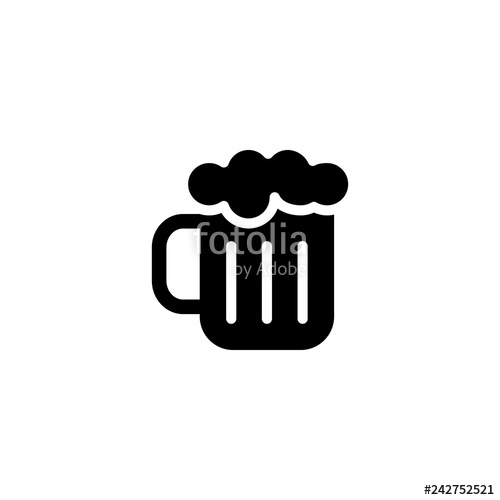 500x500 Pub Icon Vector Pub Vector Graphic Illustration Stock Image