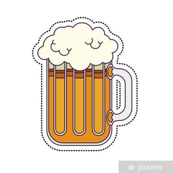 700x700 Beer Glass Icon Pub Alcohol Bar Brewery And Drink Theme Isolated