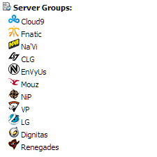 225x225 Teamspeak Team Icons!