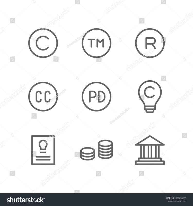 Copyright Icon Set Including Trademark, Registered, Copyright 750x800 Copyright Icon Set Including Trademark, Registered, Copyright