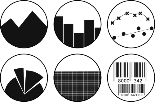 Vector Image Of Grayscale Spreadsheet Icons Set 500x328 Vector Image Of Grayscale Spreadsheet Icons Set