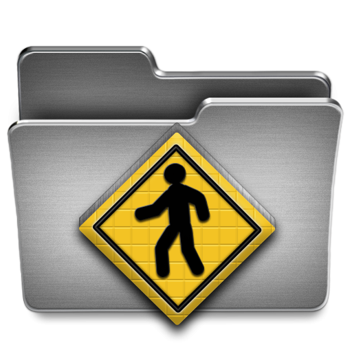 512x512 Public Steel Folder Icon, Png Clipart Image