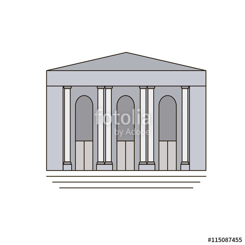 500x500 New York Public Library Icon, Symbol, Emblem Vector Illustration