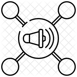 256x256 Public Relations Icon Of Line Style