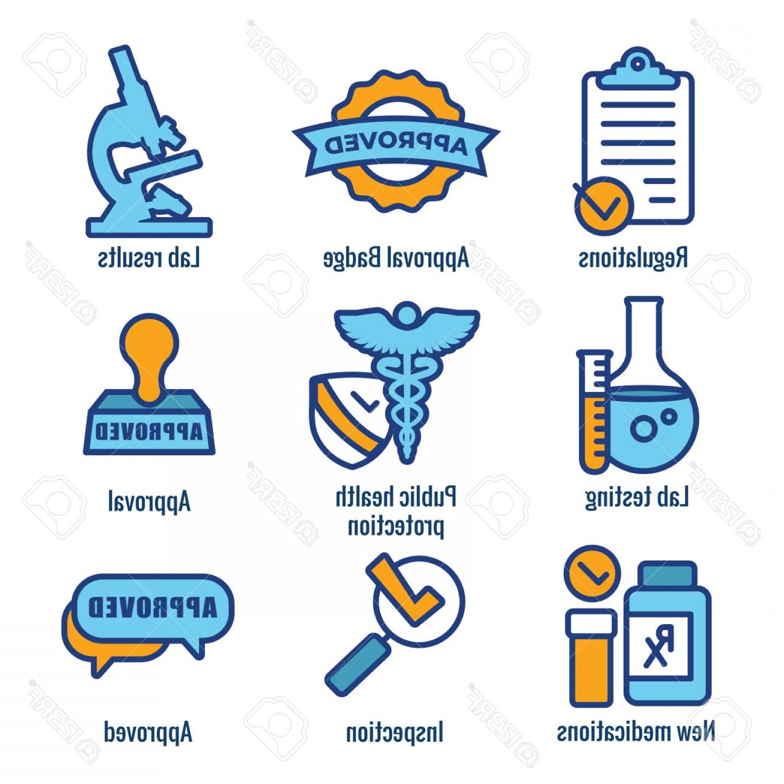 1560x1560 Photostock Vector Drug Testing And Safety Icon Set Vector Graphic